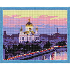 Храм Христа Спасителя Алмазная вышивка мозаика на подрамнике