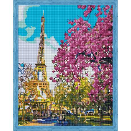 Парижская весна Алмазная вышивка мозаика на подрамнике