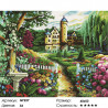 Количество цветов и сложность Летний замок Алмазная вышивка мозаика на подрамнике GF227