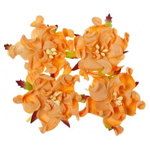 Гардении Персиковые Цветы бумажные для скрапбукинга, кардмейкинга Scrapberry's