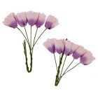 Тюльпаны Светло-сиреневые Цветы бумажные для скрапбукинга, кардмейкинга Scrapberry's