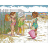  Малыши на пляже Набор для вышивания R469