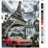 схема Сны о Париже Раскраска по номерам на холсте Живопись по номерам KTMK-97600