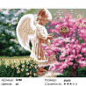 Количество цветов и сложность Ангелочек и птички Раскраска картина по номерам на холсте G280