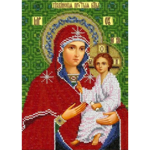  Богородица Тихвинская Вышиваем бисером L-147