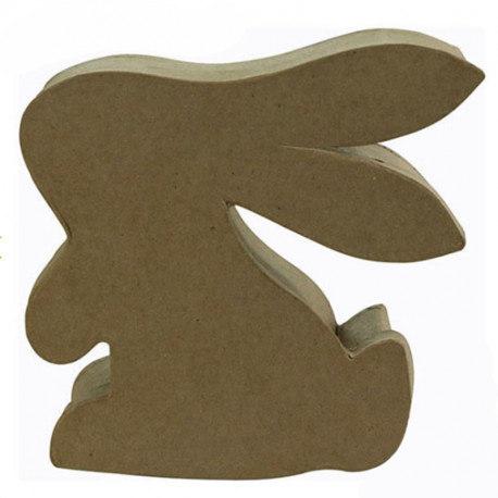  Кролик шкатулка Заготовка из папье-маше объемная Decopatch BT052