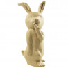  Кролик тссс Фигурка маленькая из папье-маше объемная Decopatch SA175