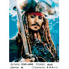 Количество цветов и сложность Каритан пиратов Раскраска по номерам на холсте Живопись по номерам KTMK-60449