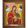 В рамке Икона Богородица Страстная Алмазная вышивка мозаика Алмазная живопись АЖ-5059