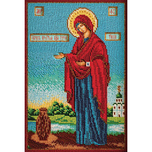  Геронтонисса Богородица Набор для вышивки бисером Кроше В-196