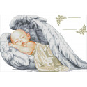 Новорожденный ангелочек Набор для вышивания