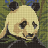  Мишка панда Алмазная мозаика вышивка на подрамнике Painting Diamond BF033