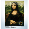 Количество цветов и сложность Мона Лиза. Леонардо Да Винчи Раскраска по номерам на холсте Hobbart HB3040027-Lite