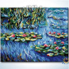  Водяные лилии. Клод Моне Раскраска картина по номерам на холсте Hobbart HB4050373-Lite