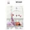 Характеристики Малыш в кроватке Раскраска картина по номерам на холсте МСА241