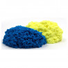 3 (2) Пластилин пушистый Plush синий и желтый Набор для лепки