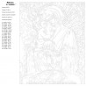 раскладка Богоматерь Почаевская Раскраска картина по номерам на холсте