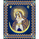 Богородица Остробрамская Канва с рисунком для вышивки бисером Конек