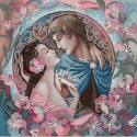  Влюбленная пара Канва с рисунком для вышивки бисером Конек 8443