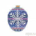Королевская снежинка Набор для вышивания бисером с магнитом MILL HILL
