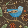  Синяя птица Набор для вышивания бисером MILL HILL DM301811