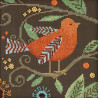  Оранжевая птица Набор для вышивания бисером MILL HILL DM301813