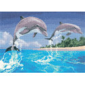  Дельфины Набор для вышивания Heritage PGDO1084E