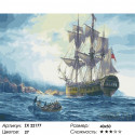 Британский корабль Раскраска картина по номерам на холсте