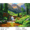 Количество цветов и сложность Водопад среди деревьев Раскраска картина по номерам на холсте ZX 22175