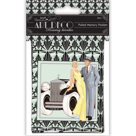 Art Deco Набор декоративных конвертов-кармашков для скрапбукинга, кардмейкинга Docrafts