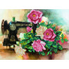  Розы для рукодельницы Набор для частичной вышивки бисером Паутинка Б-1286