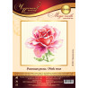 Внешний вид упаковки Розовая роза Набор для вышивания Чудесная игла 150-002