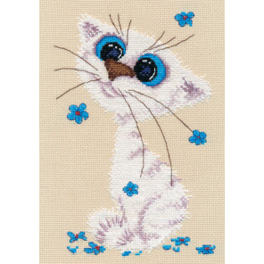  Кошка-крошка Набор для вышивания Овен 1020