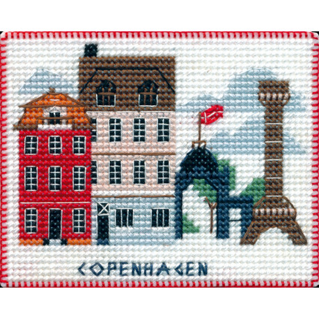  Столицы мира. Копенгаген Набор для вышивания на магнитной основе Овен 1062
