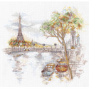  Осень в Париже Набор для вышивания Овен 1044