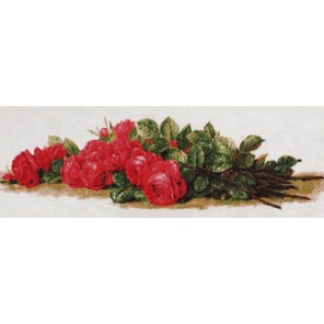 Розы на столе Набор для вышивания Палитра