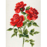Три розы Набор для вышивания Палитра