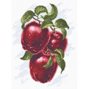Спелые яблоки Набор для вышивания Палитра