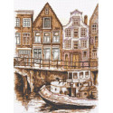 Набережная Амстердама Набор для вышивания Палитра