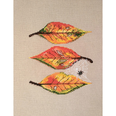 Осенние листья Набор для вышивания Марья Искусница