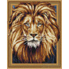  Портрет льва Алмазная мозаика вышивка на подрамнике 3D  KM0154