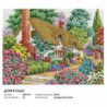Дом в саду Алмазная вышивка мозаика на подрамнике Белоснежка