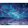  Неземное небо Раскраска картина по номерам на холсте KTMK-55399