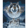 Волк, ловец снов Wolf Dreamcatcher Раскраска картина по номерам Plaid
