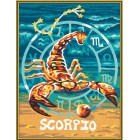 Скорпион (Знаки Зодиака) Раскраска картина по номерам акриловыми красками Schipper (Германия)