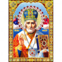 Икона Святого Николая Алмазная вышивка мозаика Алмазное Хобби