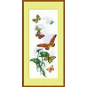 В рамке Экзотические бабочки Набор для вышивания Риолис 903