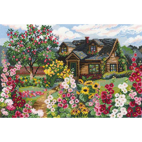  Цветущий сад Набор для вышивания Риолис 978