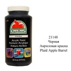 21148 Черная 473мл Акриловая краска Apple Barrel Plaid
