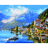  На озере Халльштатт Раскраска картина по номерам Schipper (Германия) 9130802